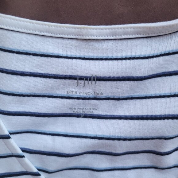Striped J Jill Tops Size M - Picture 3 of 3